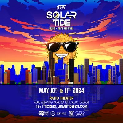 Solar Tide Returns 5/10-11 | Chicagoland’s Underground Bass Music Festival since 2016 🌑🌊 @NSW_Presents