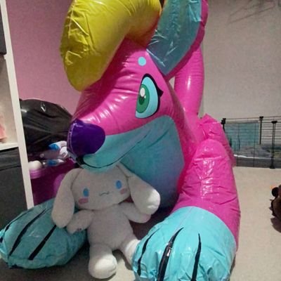 I love my girlfriend
and I love inflatables