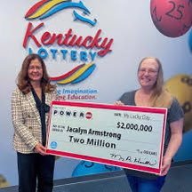 An oak grove woman claimed $2m dollars Kentucky lottery powerball price from October drawing helping the society with various card and loan debts 🇺🇸🇺🇸🇺🇸