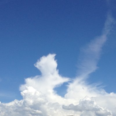 青い空、白い雲