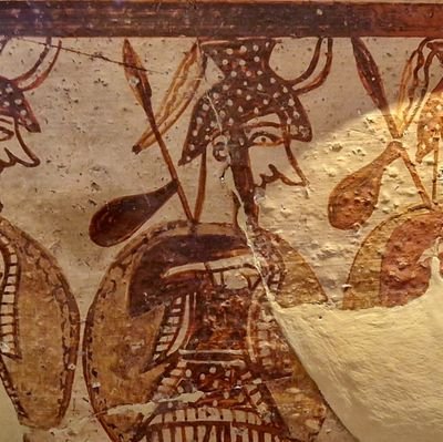 Attarisiya was the first Greek speaker in history, known by his own name (from Ahhiya/Achaean=Mycenean). Recorded in a hittite script (ca. 1400BC).