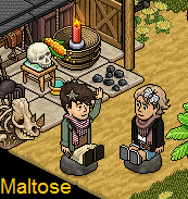 Officiële twitter account van de Habbo Maltose op het Nederlandse Habbo Hotel! Volg je me ook?