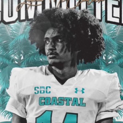 WR x @coastalfootball  NCAA #2208654369 6’5 190lbs