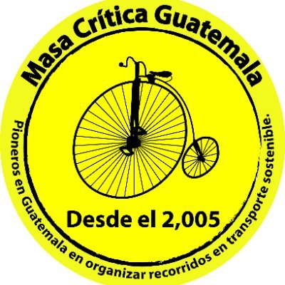 Somos pioneros en Guatemala en el movimiento de ciclousuarios que buscamos promover la bicicleta como transporte sostenible, amigable con elplanetadesde el 2005