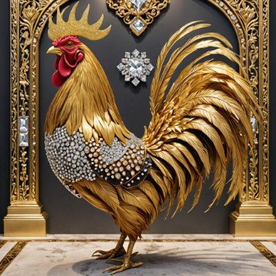The world's first billionaire rooster!