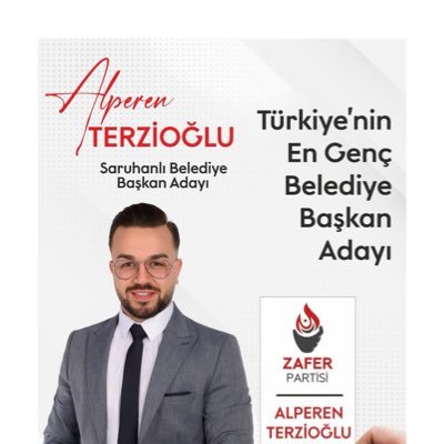 Zafer Partisi Manisa/Saruhanlı Belediye Başkan Adayı 🇹🇷