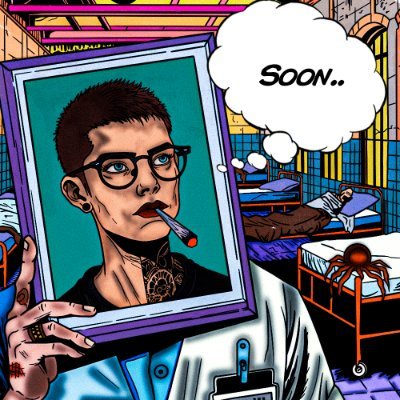 bercknft's profile picture. illustrator, dystopic comic aesthetic. $XTZ