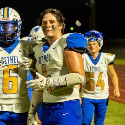 ILB Bethel HS | 6’1 225 | 2025 | 3.4 GPA | email: austinmelson4@gmail.com | NCAA ID# 2310145767 | phone : 405-481-0279 | All State LB | 300 - bench 485- squat