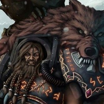 Rune Priest for Space Wolves
pronouns: Valk Fenryka/Rune Priest