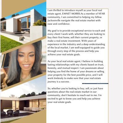 Listing and Seles Experience REALTOR.Whether You buying or selling I will work with you To ensure the home buying or selling process is Simple and successful