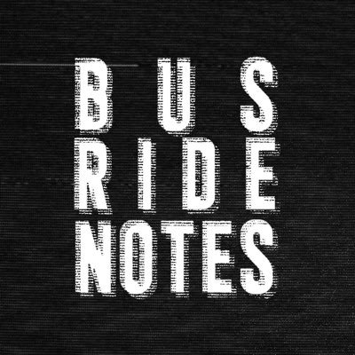 O Bus Ride Notes surgiu para falar sobre as bandas que ninguém falava. Mais zine do que site. https://t.co/RXYYDfaIGr