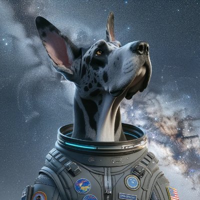 Just a space dog. Heading to the stars, through space dog difficulties.