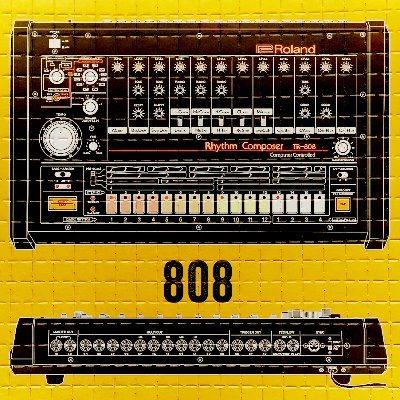 808 immortalizes the legendary Roland TR-808 on ERC-404.  The TR-808 represents innovation and the blotter paper it's printed on represents fractionalization.