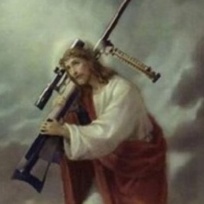 JESUS I PRAY TO YOU TO LET ME CARRY THE WEIGHT OF YOUR 50 CAL.