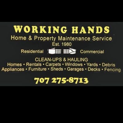 workinghandsla1's profile picture. Deep Detail Cleaning • Prep your Home For Sale • Estate Clean-outs • Rentals • Junk & Trash removal • Windows • Carpets • Blinds• Wall & Ceilings  & much more!