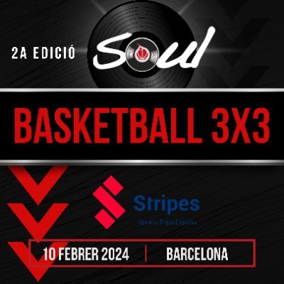 🏀3X3 Stripes Soul Basketball
📆Dissabte 10 de Febrer
📍Escola Thau Barcelona
👉🏻Categories: Pre-Mini fins a Veterans