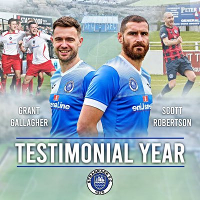 keep up to date with all events, celebrating both, Grant Gallagher and Scott Robertsons testimonial year with Stranraer FC.