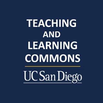 UC San Diego Teaching + Learning Commons advances and improves how we teach and learn through evidence-based practices.