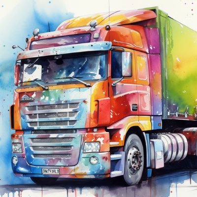 Bringing colourful vibes to the world of transport & logistics! 🎨 Join us on the road to creativity and fun! #TruckArt #Logistics #HeavyVehicle 🚛✨