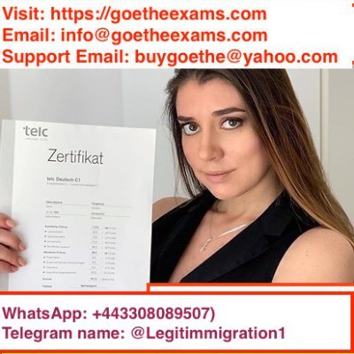 WhatsApp: +443308089507) How to get Goethe certificate, Goethe A1 Institute certificate, German a1 language test, buy German certificate, goethe institute exams