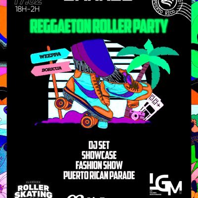 🛼 REGGAETON ROLLER PARTY 🛼 📅 Samedi 17 Février 2024 🕕 18h à 2h 📍 Les Galeries Montparnasse https://t.co/sMqwmItIB8