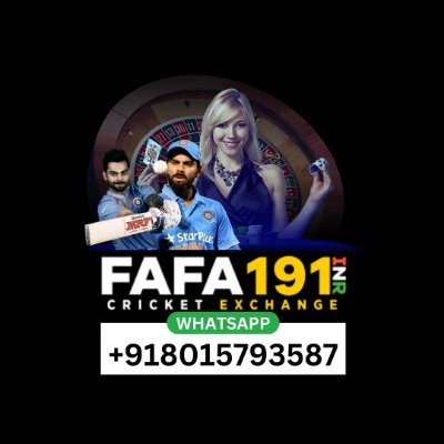 ♣ FAFA191 ONLINE BOOKMAKER ♠️
🏏CRICKET EXCHANGE IN INDIA 🇮🇳
☎️ 24/7 CUSTOMER SUPPORT
WhatsApp -: +9180157 93587