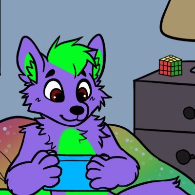 Hi, my name is Quanyon I’m a 17 year old gay furry and I like solving Rubik’s cubes | taken by @KitTheFox | ADHD and Autism is fun :3 | pfp: @FoxFireOlly