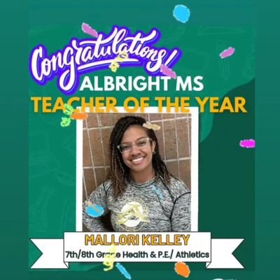 Alief ISD Educator:
ELAR/Health & PE/Athletics
2023-2024 Albright MS Teacher of the Year💚💛

Head Coach 🏐🏀⚽
Team Lead
 #AliefProud