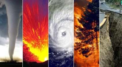 A natural disaster is a catastrophic event caused by severe weather.