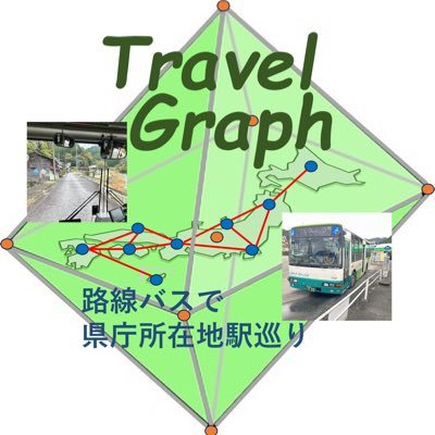 毎日投稿。バスの他、地図、昭和(鉄道)遺産、風景、グルメ多め。どなたでもどうぞ! 【ルール】 ①東京駅起点に47都道府県代表駅を路線バスで順に巡る。次に行く県庁所在地はナイショ! ②徒歩、船も可、鉄道、航空は不可。 ③何乗っても良い寄り道あり。但し必ず元の地点に戻ってからバス旅再開。#路線バス #旅行記
