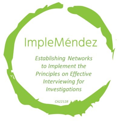 IMPLEMENDEZ Cost Action CA22128 -Establishing Networks to Implement the Principles on Effective Interviewing for Investigations. Follow for updates on our work.