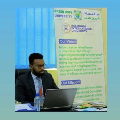 The official twitter of Prof. Fahad Yusuf, the 2nd Vice-chancellor of the University of Greenhope