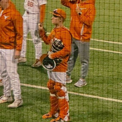 @texasbaseball student manager + bullpen catcher