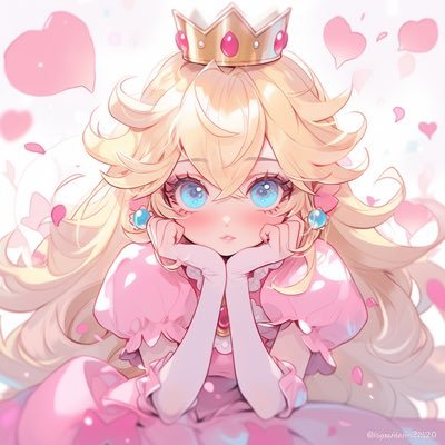 Princess Peach 👑 Gaming , drawing ✍️ and listening to music 🎵 🍓❤️