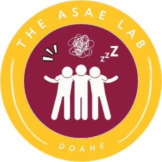 The ASAE lab, led by Dr. Leah Doane, analyzes child and adolescent stress and well-being; through psychological, physiological, and contextual research :)