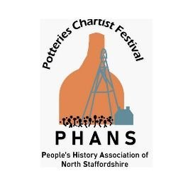 The People's History Association of North Staffordshire.
Celebrating the working class history of the area.
Organisers of the first Potteries Chartist Festival.