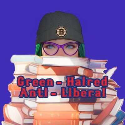 Marine veteran, Cosplayer, and anime/video game/pop culture nerd 🤓 🇺🇲💚

YouTube: Green-Haired Anti-Liberal