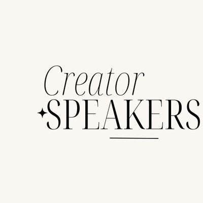 CreatorsSpeaker Profile Picture