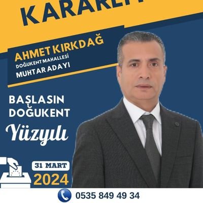 Şanlıurfa/Karaköprü Doğukent Mahallesi Muhtar Adayı