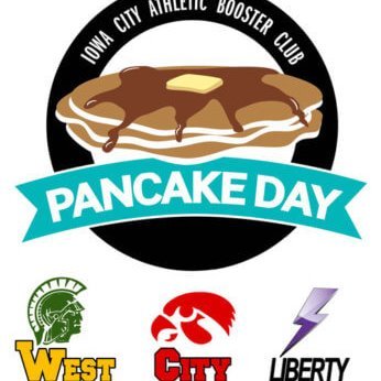 IC Booster Club holds an annual Pancake Day fundraiser for the purpose of supporting the athletic programs at all High schools and Jr. Highs in Iowa City!