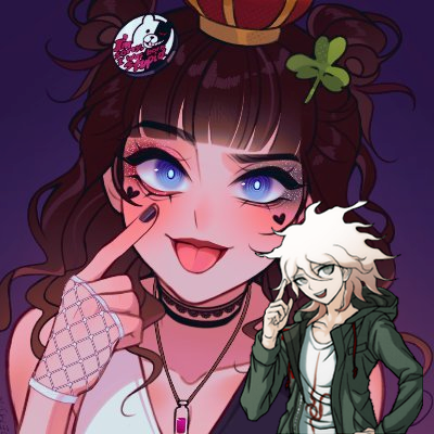 Jen 💜 she/her 💜 21↑ 💜 💍 💜 minors DNI 🔞 
📚 SHSL: Lucky 🍀 Rock 🎸 Star 🌠
🦋 90% OCs / 10% fanart / 1000% art lover 💝
pfp: @loemyn ❣️