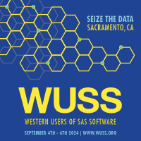 Western Users of SAS Software (WUSS)(@wussdotorg) 's Twitter Profile Photo