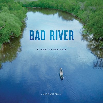 BAD RIVER is playing in theaters thru April 10. Narrated by @Qchasinghorse & @Edwardnorton Dir. by @MaryMazzio. Prod. by @fierce_urgency and @realgranthill33