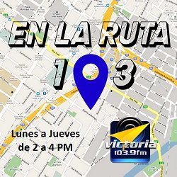 Programa infovial y musical
presentado por @PioVona
de Lunes a Jueves de 2 a 4 PM
por @Victoria1039FM
#EnLaRuta103