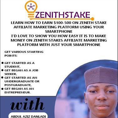 📍zenithstake affiliate marketer!📍