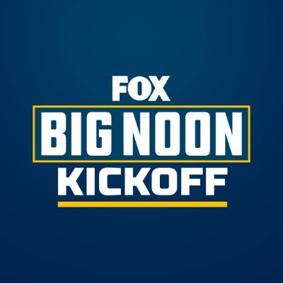 Watch Big Noon Kickoff every Saturday at 10am ET on FOX