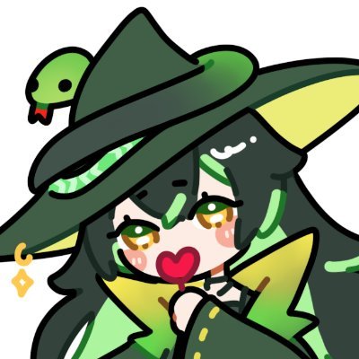 the cutest snek witch 🐍 ☆ 🎨:@annimiao1 💚 ☆ ⚙️:@naooo_3o 🍀 
pfp: @pepper_chii 🌱
🖤🩶🤍💜