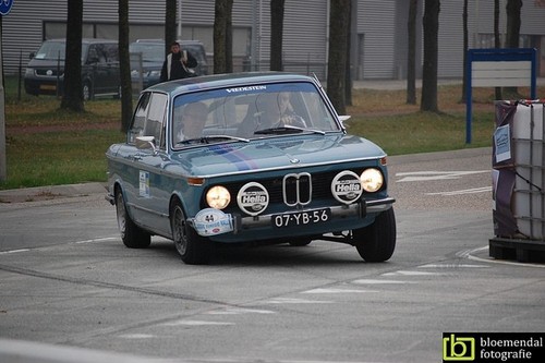 Wintertrial 2013, BMW 1602, navigator Gerard Eijkelenkamp, rijder Chris Westland