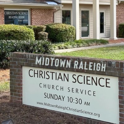 Midtown Raleigh Christian Science Church at  5312 Falls of the Neuse Rd. We have a Reading Room and Book Shop. Sat 9am - 12 noon.