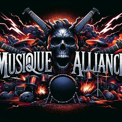 Steel claws, we tear the silence. Hearts on fire, we set fire to existence, with the rage of MusiqueAlliance.